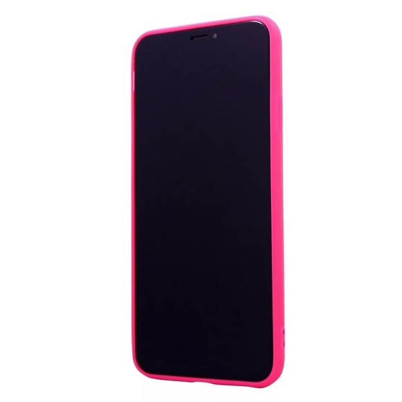Hot Pink 3D Hearts iPhone Case X XS XR Max - Picture 3 of 3